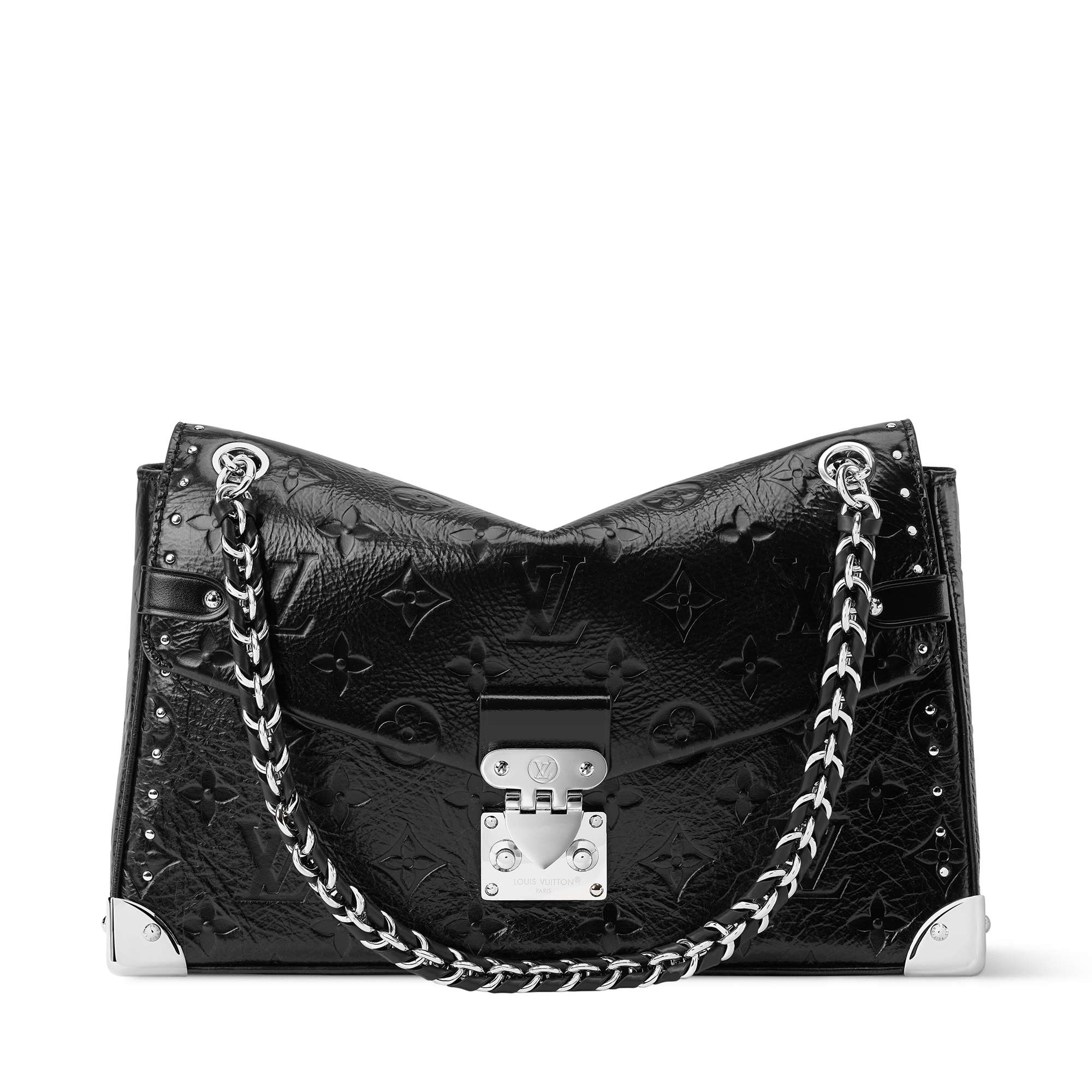 Louis Vuitton ボディバッグ ブラック/ターコイズ ルイ·ヴィトン】ターコイズカラーのレザートリミングが特徴的な新作